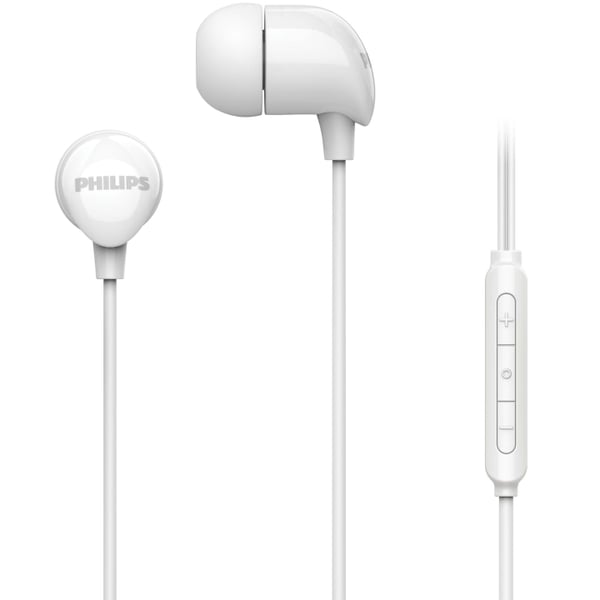 Philips Hörlurar In-Ear Kabel Fjärrkontroll Vit