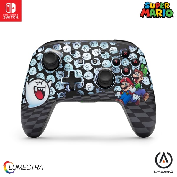 PowerA Forbedret trådløs kontroller - Mario Peek-A-Boo (Lumectra)/ Nintendo Switch