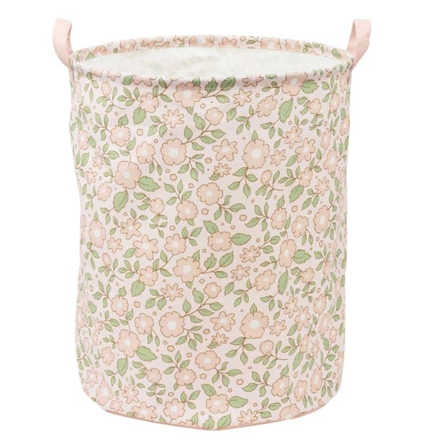 A little lovely company Oppbevaringspose - Blossom Pink - 40 x 50 x 40 cm