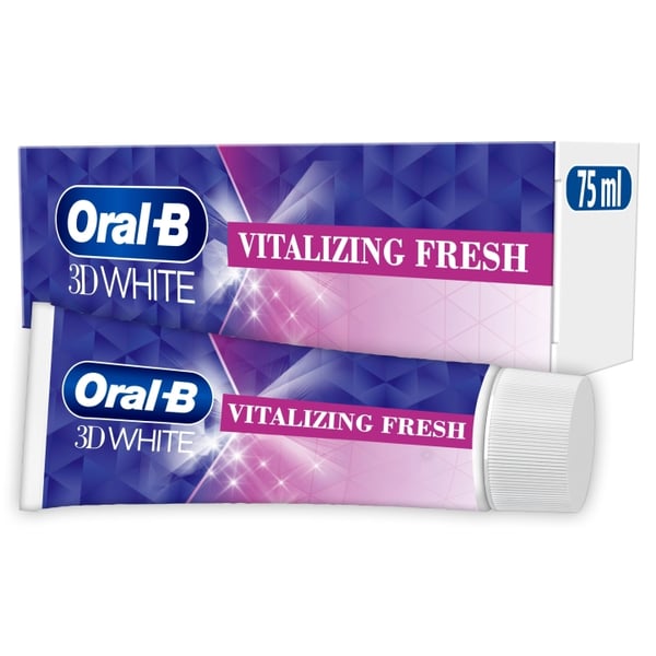 Oral B 3D White Vitaliserande fräsch tandkräm - 75 ml