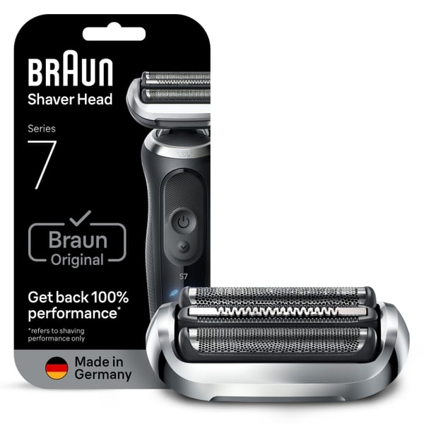 Braun Series 7 Elektrisk rakapparat - ORIGINAL ersättningshuvud, 74S - Silver