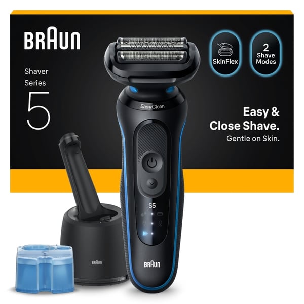 Braun Series 5 elektrisk barbermaskin - SmartCare Center - 52-B7000CC - Blå