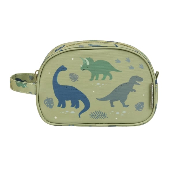 A little lovely company Toalettveske - Dinosaurer - 20,5 x 14 x 9,5 cm