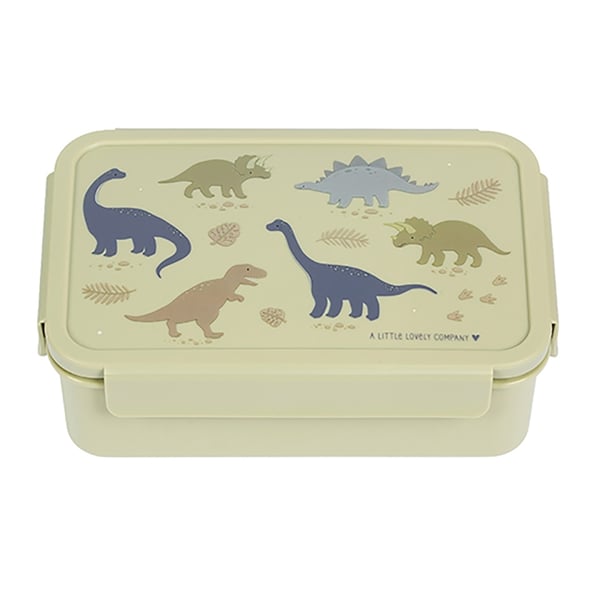 A little lovely company Bento matboks - Dinosaurer - 22 x 7,5 x 14,5 cm