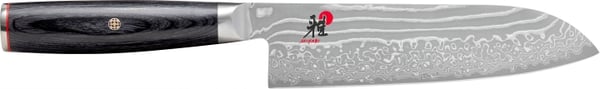 Miyabi 5000 FC-D, Santoku, fin egg - Sort - 18 cm
