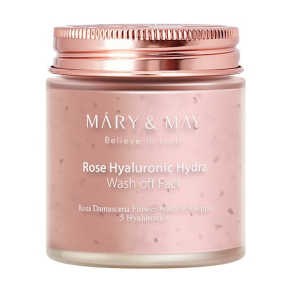 Mary&May Rose Hyaluronic Hydra Wash Off Pack - 125 gram