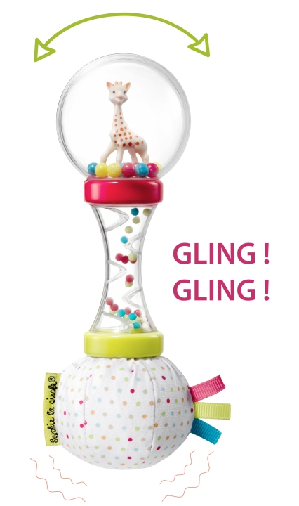 Sophie la Girafe Pehmeä Maracas helistin (010168)