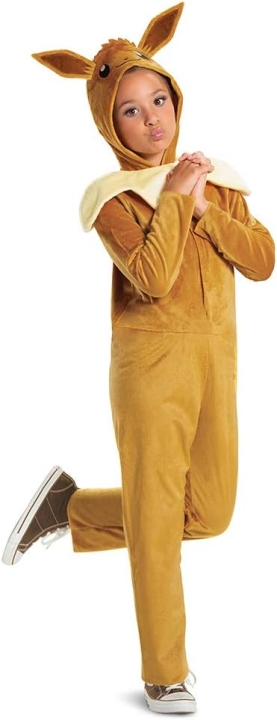 Disguise Pokemon Jumpsuit med hætte Classic - Eevee (116 cm)