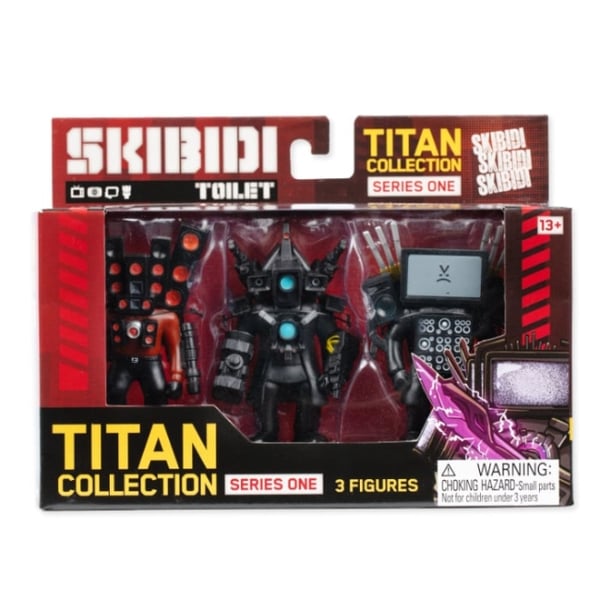 Skibidi Toilet Skibidi - Toalett Titan 3-pakning - (13003)