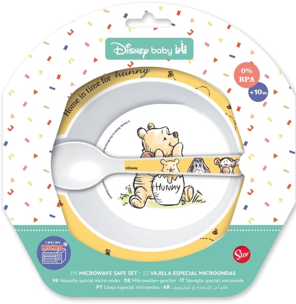 STOR Baby 2-delt sett - bolle + skje, WTP STOR Baby 2-delt sett - bolle + skje, WTP