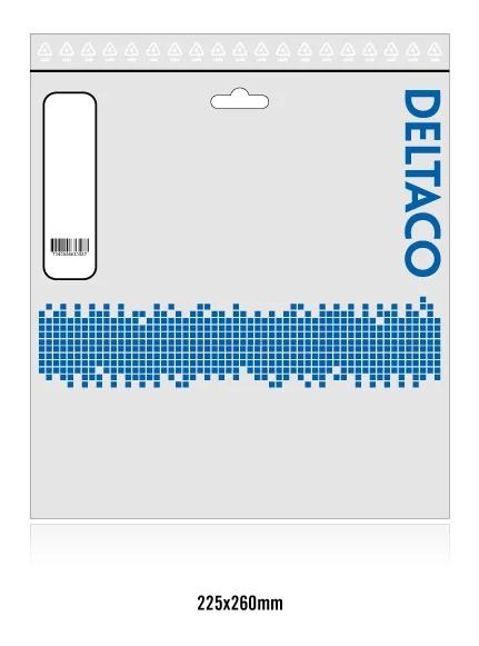 DELTACO kuitukaapeli,  LC - LC, duplex, multimode, 62,5/125, 15m