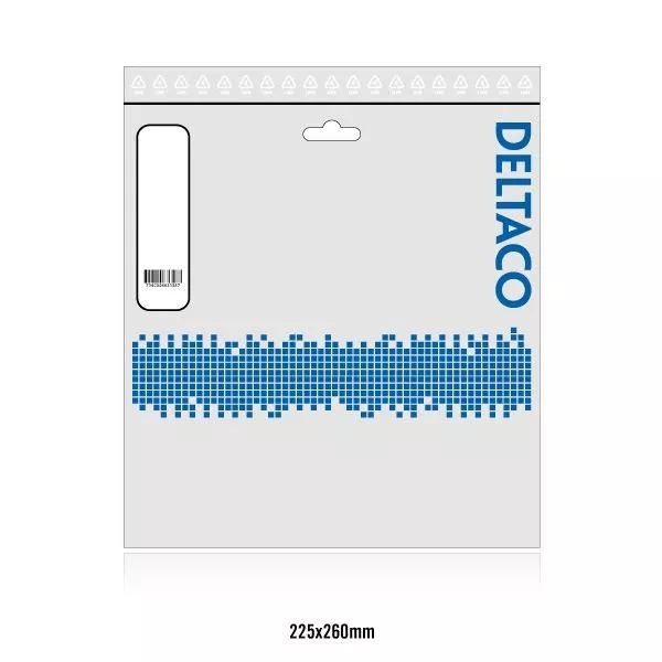 DELTACO fiberkabel, SC - SC, 50/125, OM3, duplex, multimode, 2m