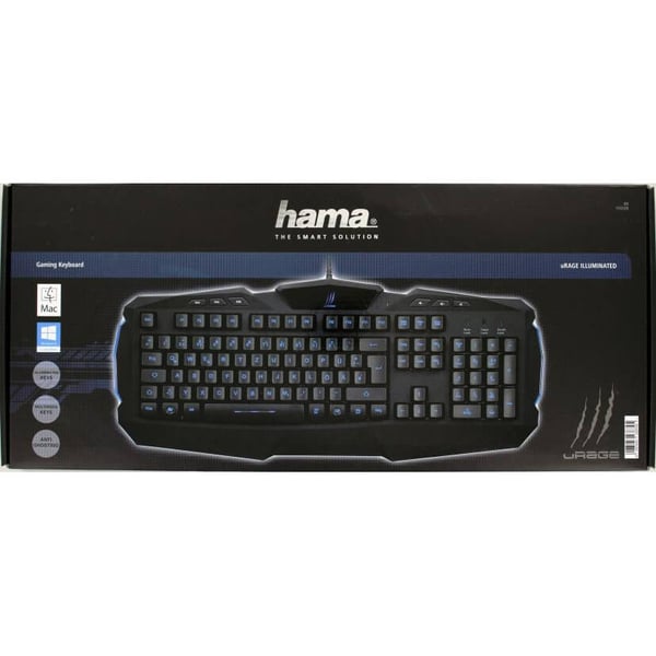 Urage Gaming Tastatur Illuminated Nordisk Layout