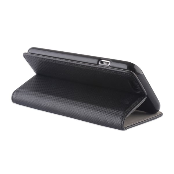 Smart Magnet fodral i konstläder till iPhone 5/5S, Svart (5372369)