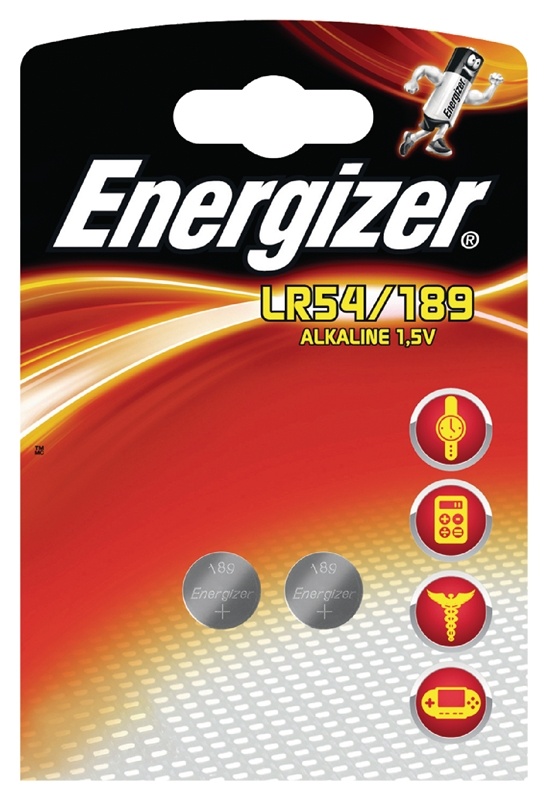 Energizer Alkaliparisto LR54 | 1.5 V | 2 - Läpipainopakkaus