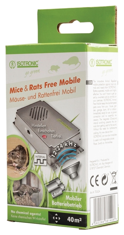 ISOTRONIC Hiiri ja Rottakarkotin 12 - 24 kHz