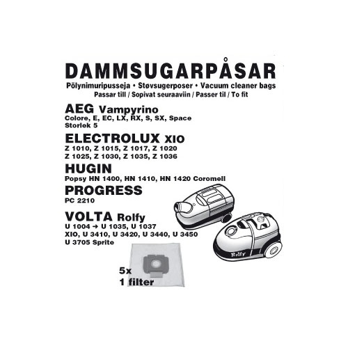 Champion Dammpåsar AEG/Volta/Champion 5st