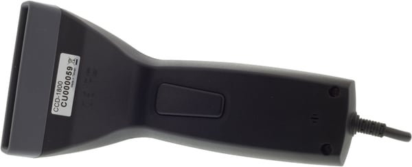Streckkodsläsare med CCD-teknik, 80mm räckvidd, USB-ström, svart