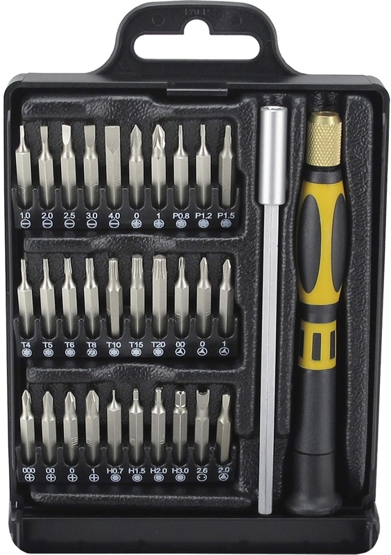 Sprotek STE-6038, työkalusarja mm. älypuhelimia varten, 32 osaa