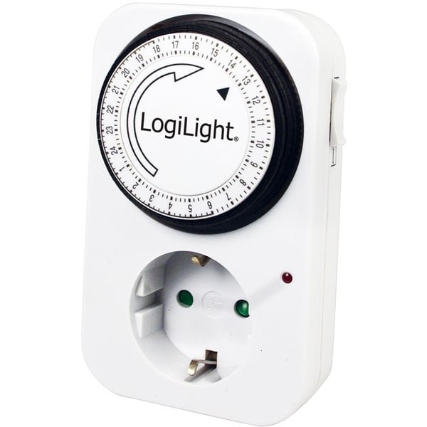 LogiLink Innendørs tidsur 24 timer mekanisk 16A