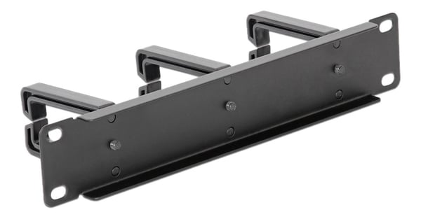 DeLOCK 43342 10" kabelhåndteringspanel, svart