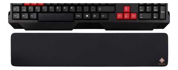 DELTACO GAMING Wristpad Large, 18mm høyde, svart