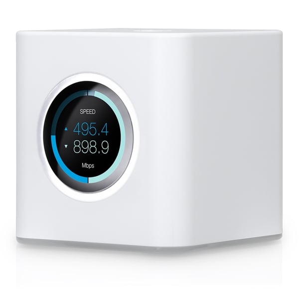 Ubiquiti AmpliFi Home Router, 2x Mesh Points, Plug and Play, opptil 5 Gb/s, hvit