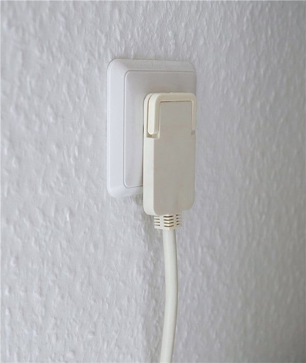 Extension socket 4-Vei 2 m Hvit - 4 x Jordet Kontakt
