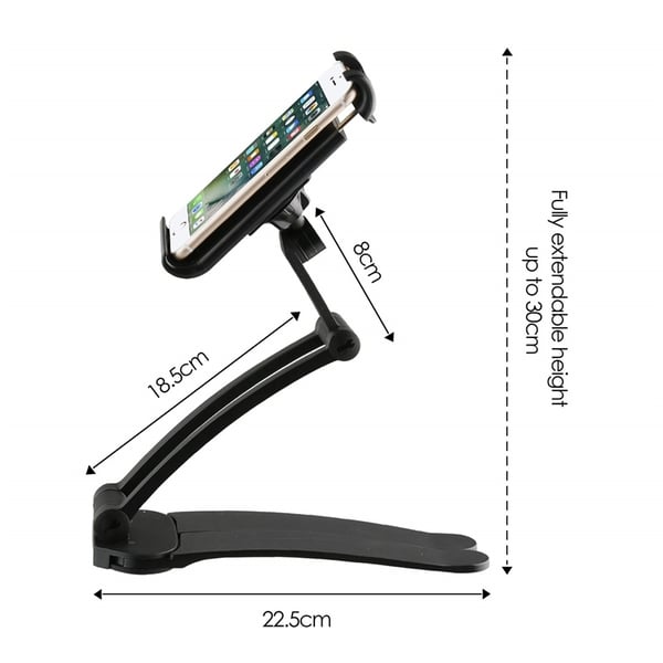 Desire2 Tablet Holder 2-in-1 Wall and Portable up to 11.0" Black