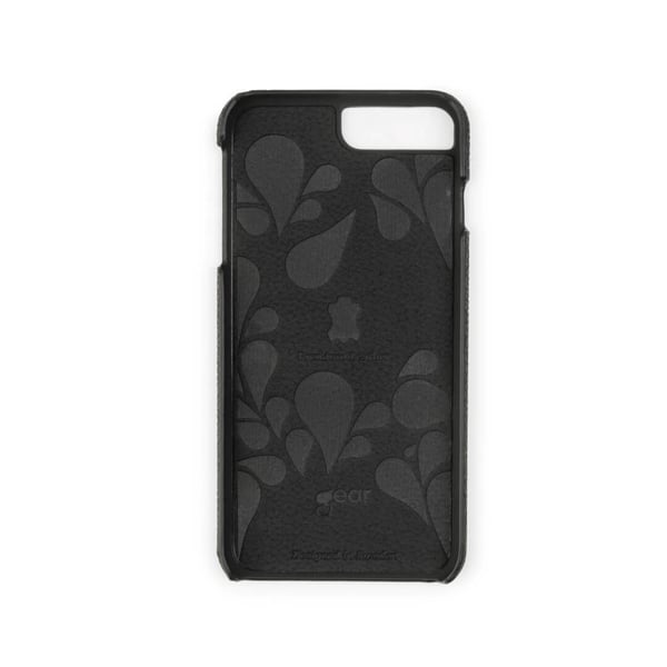 Onsala COLLECTION Suojakuori  Nahkaa Musta Malleille iPhone 6/7/8 Plus