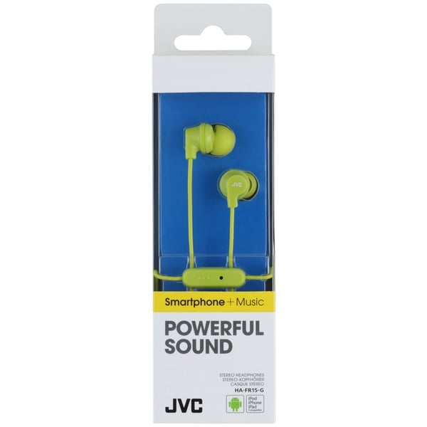 JVC Øreplugger FR15 Mic In-Ear Grønn