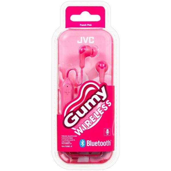 JVC Øreplugger FX9BT Gumy In-Ear Trådløs Mic Rosa