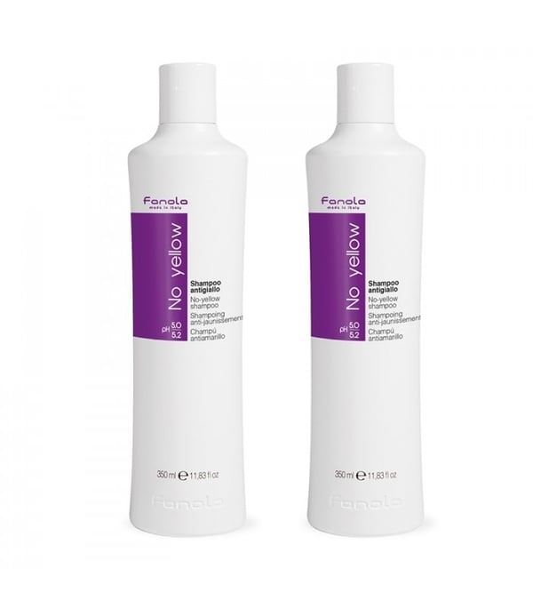 2-pack Fanola No Yellow Schampoo 350ml