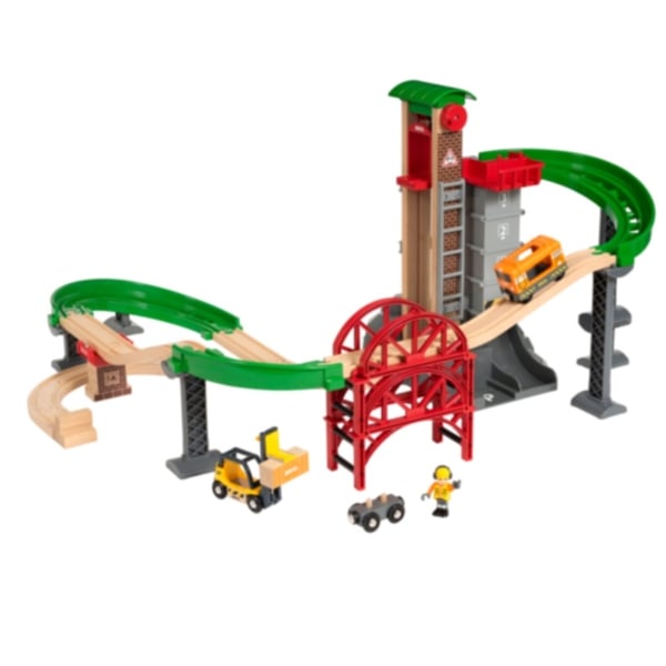 Brio 33887 Set med hisschakt & bro.