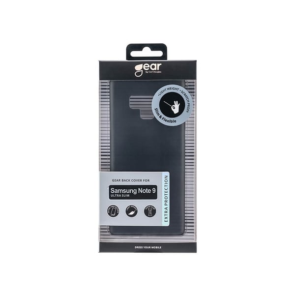 Gear Mobildeksel Ultraslim Svart - Samsung Note 9