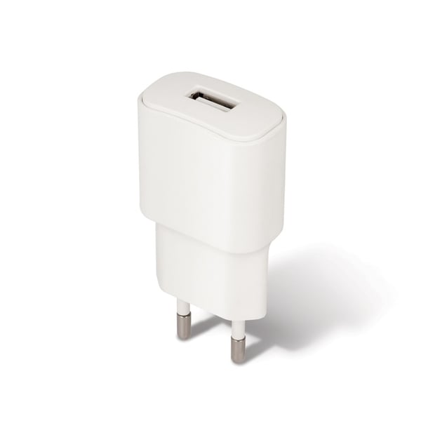 Forever Vegglader USB 2A TC-01 + iPhone 8-pinners kabel - Hvit