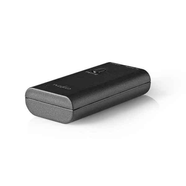 Nedis Bluetooth®-sender | Koblingsinngang: 1x 3.5 mm | AptX ™ Low latency / AptX™ / SBC | Opp til 2 enheter | Sort
