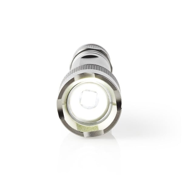 Nedis LED lommelykt | Batteri drevet | 4,5 V | 3 W | 2x AA | batterier følger med | Nominell lysfluks: 150 lm | Lysrekkevidde: 120 m | Strålevinkel: 4