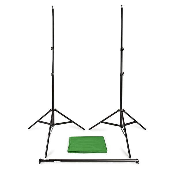 Nedis Foto Studio Bakgrund Set | 1,90 x 2,95 m | Resväska ingår | Tripod ingår | Svart | 1 st
