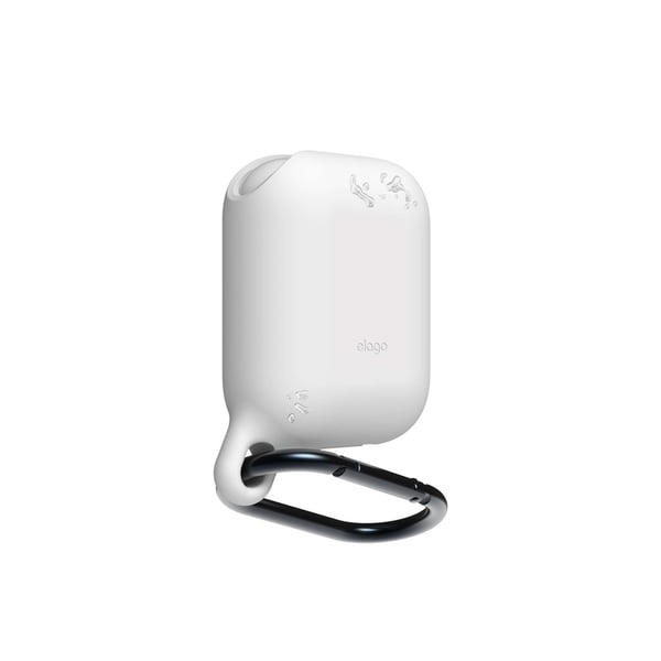 Elago Etui for Airpod Vanntett med Hengekrok Hvit