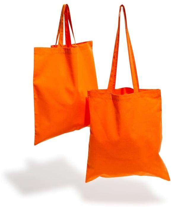 Nightingale Tote Bag 150g Kort håndtak Hvit