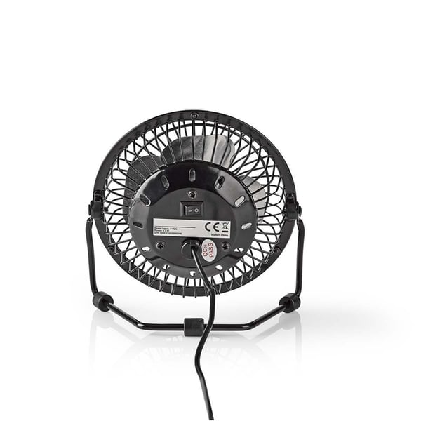 Nedis Bord-vifte | USB-Strøm | Diameter: 100 mm | 3 W | 1-girinnstilling | Sort