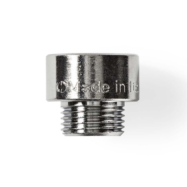 Nedis Slangeadapter | 3/4'' | 1/2'' | Metal | Sølv