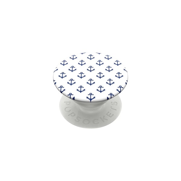 PopSockets Anchors Away White Irrotettava Grip Telinetoiminnolla
