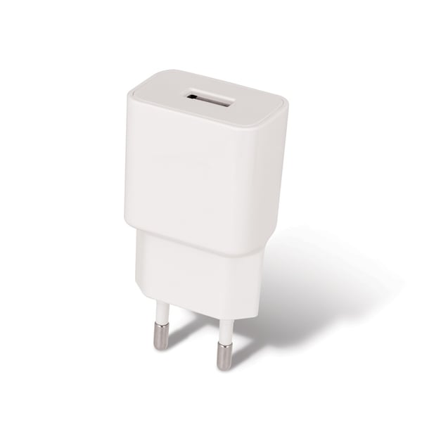 Setty USB-vægoplader 2,4A hvid