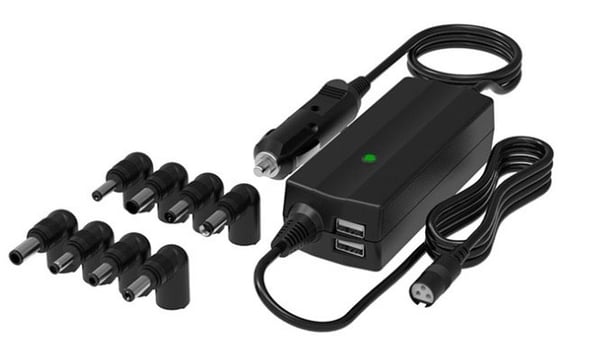 Universell billader for bærbare datamaskiner, 8 plugger