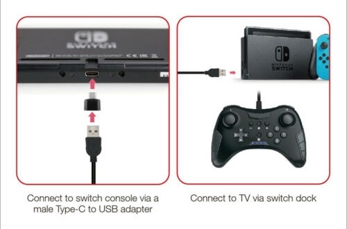 Pro Wired Game Controller till Switch