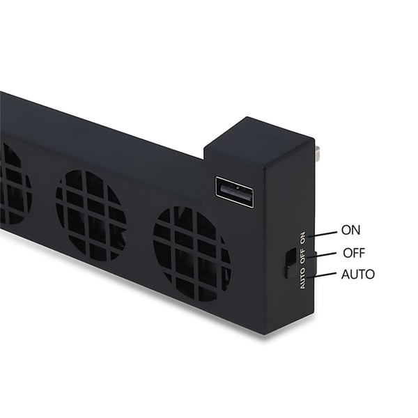 Ekstern køleventilator til Xbox One X, sort
