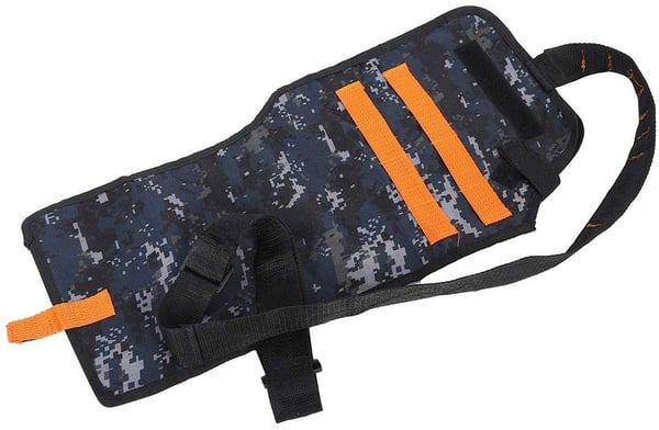 Nerf selkäkotelo, Camouflage, harmaa