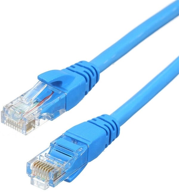 NORDIQZENZ Nettverkskabel UTP RJ45 Cat6 1m, Blå